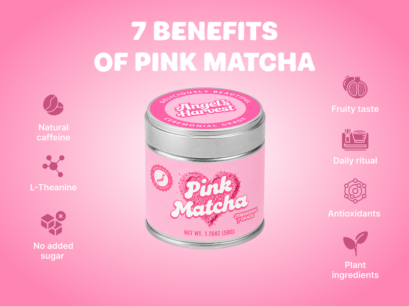 7 Benefits of Pink Matcha: Energy, Focus, Antioxidants & More
