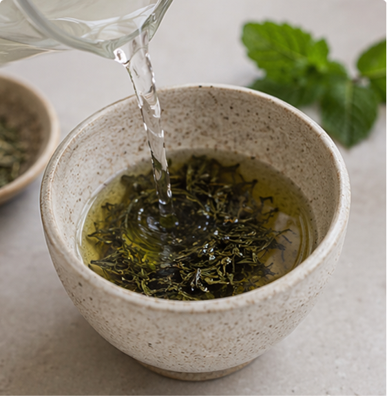 Brew the spearmint